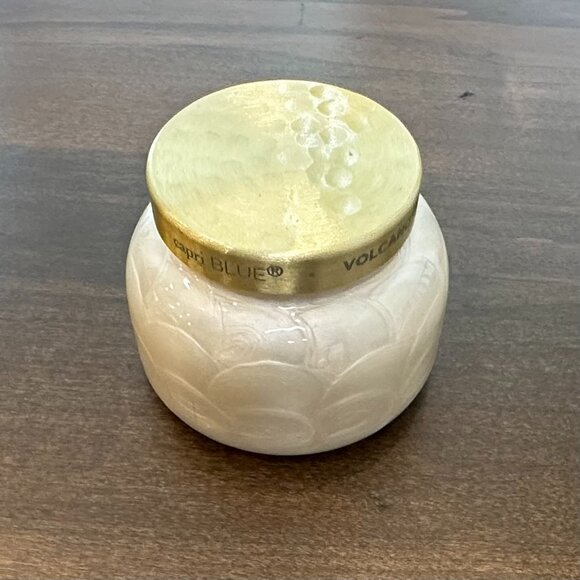 EMPTY CANDLE JAR - Anthropologie Capri Blue Volcano Capiz Jar (Ivory) Candle​ - Picture 2 of 4